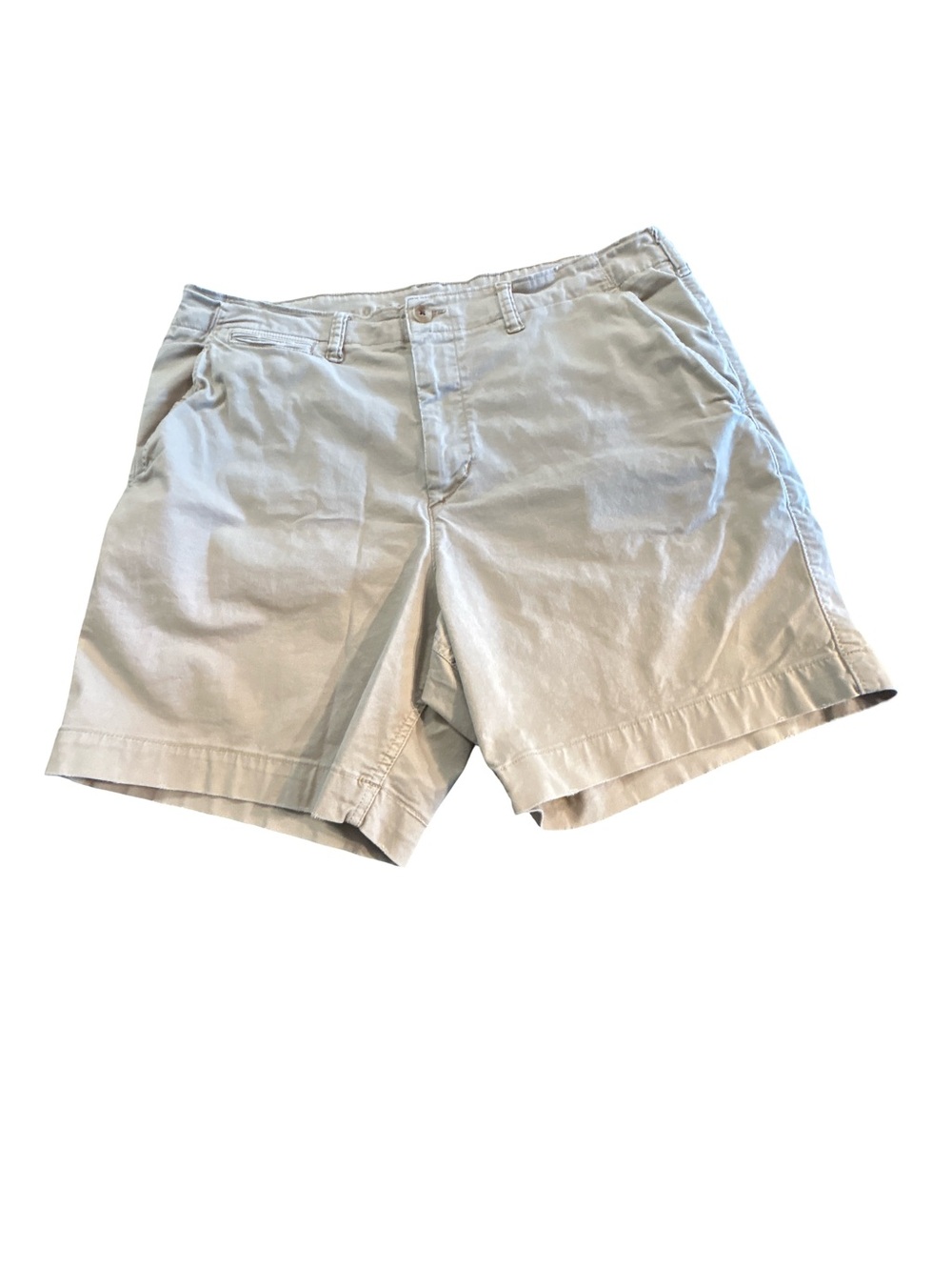 American Eagle Men's Khaki Shorts Size 38 Classic Flat Front Tan Chino